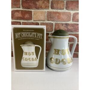 Williams-Sonoma Hot Chocolate Cocoa Pot New Open Box Battery Operated Stirrer